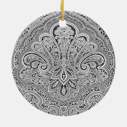 Paisley Art Ornament (Hinten)