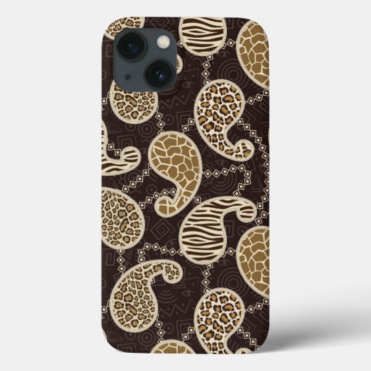 Paisley-Arthintergrund Case-Mate iPhone Hülle (Rückseite)