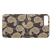 Paisley-Arthintergrund Case-Mate iPhone Hülle (Rückseite (Horizontal))