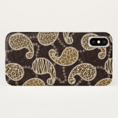 Paisley-Arthintergrund Case-Mate iPhone Hülle (Rückseite (Horizontal))