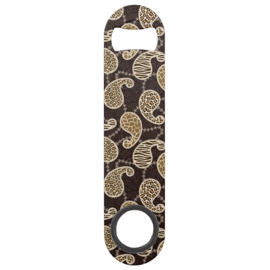 Paisley-Arthintergrund Speed Flaschenöffner (Vorderseite)