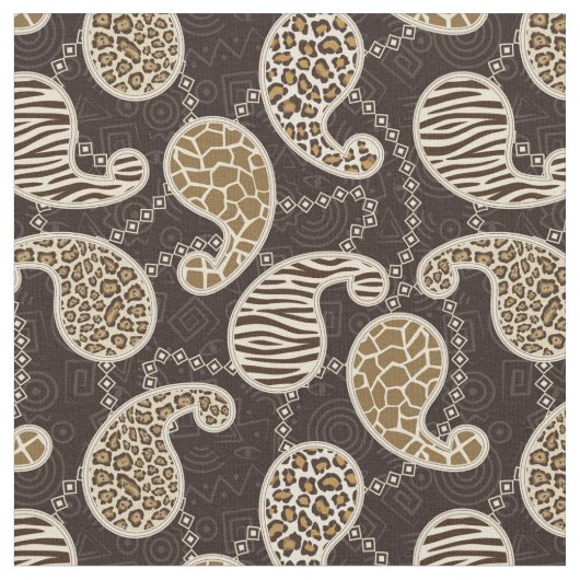 Paisley-Arthintergrund Stoff (Nahaufnahme)