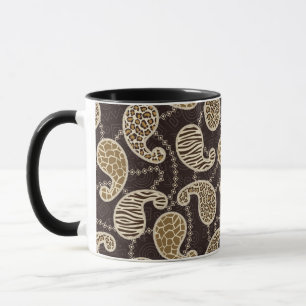 Paisley-Arthintergrund Tasse