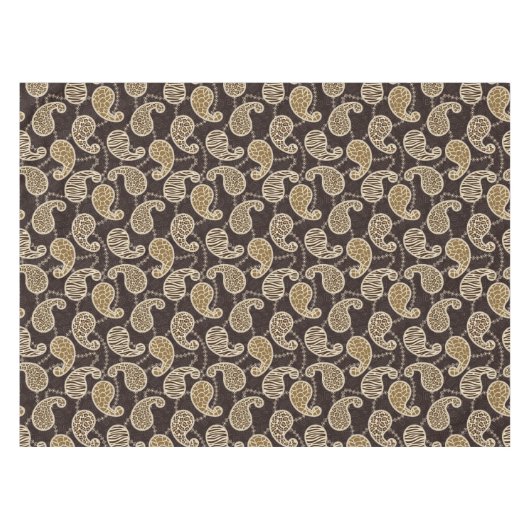 Paisley-Arthintergrund Tischdecke (Vorderseite (Horizontal))