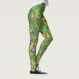 Paisley auf Karamell Leggings