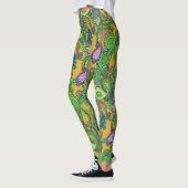 Paisley auf Karamell Leggings (Links)