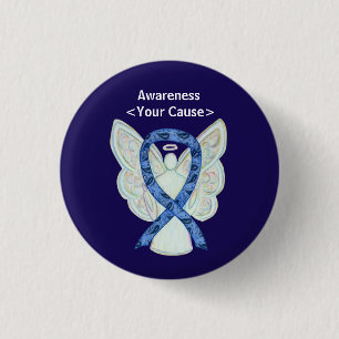 Paisley Awareness Ribbon Engel Buttone für individ Button