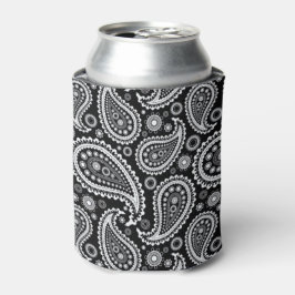 Paisley B&W Can Cooler Dosenkühler