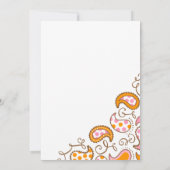 Paisley-Baby-Schlückchen und sehen Einladung (Rückseite)