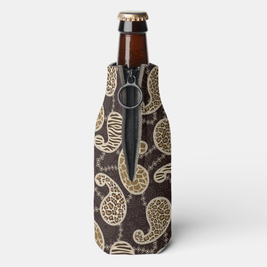 Paisley Background Flaschenkühler (Flasche Rückseite)