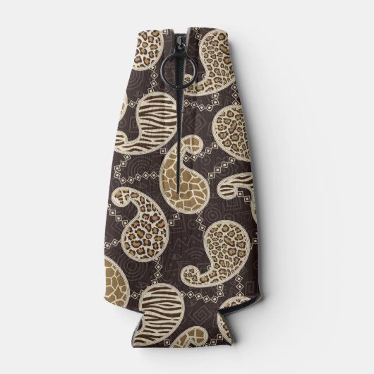 Paisley Background Flaschenkühler (Rückseite)