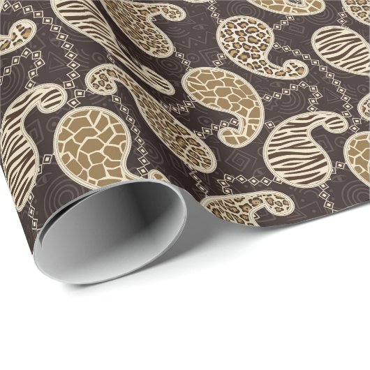 Paisley Background Geschenkpapier (Rolleneckpunkt)