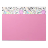 Paisley-Band Notizblock (Vorderseite)