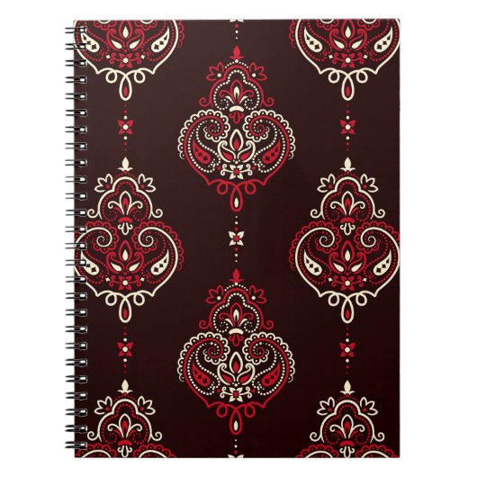 Paisley Bandana: Boho Vintag Print. Notizblock (Vorderseite)