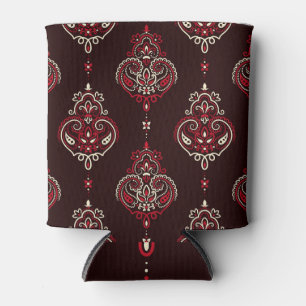 Paisley-Bandana: Boho-Vintage-Druck. Dosenkühler