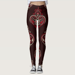 Paisley-Bandana: Boho-Vintage-Druck. Leggings