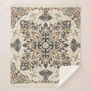 Paisley Bandana Print Silk Design Sherpadecke