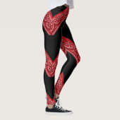 Paisley Bandana Red Hanky Leggings (Rechts)