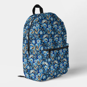 Paisley bedruckter rucksack