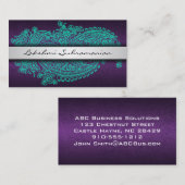 Paisley Beruflich Business Cards Visitenkarte (Vorne/Hinten)