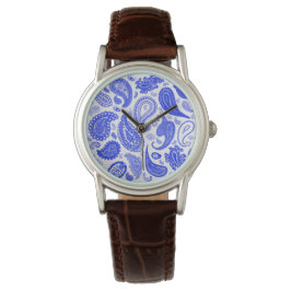 Paisley Blue Fashion Watch von Julie Everhart Armbanduhr