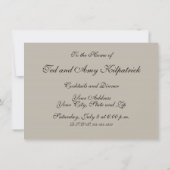 Paisley Blue Indian Boho Art Pattern Einladung (Rückseite)