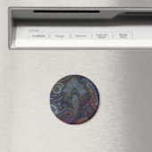 Paisley Blue Magnet (In Situ (Geschirrspüler))