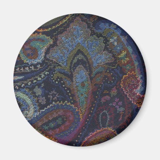 Paisley Blue Magnet (Vorne)