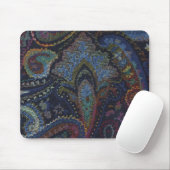 Paisley Blue Mousepad (Mit Mouse)