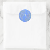 Paisley Blue Stickers (Tasche)