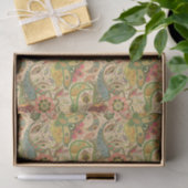Paisley Blume Decorative Gewebepapier Seidenpapier (Geschenk)