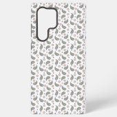Paisley Blume Dots Green Pink Lila Samsung Galaxy Hülle (Rückseite)