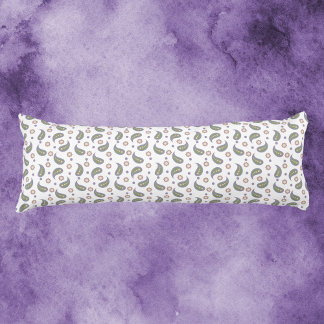 Paisley Blume Dots Muster Grün rosa Lila Seitenschläferkissen