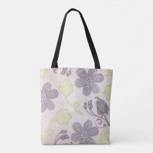 Paisley Blume Tasche (Rückseite)