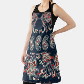 Paisley, blumengeschmückt, Damast Vintag. Schürze (InSitu)