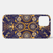 Paisley-Blumenmuster Case-Mate iPhone Hülle (Rückseite (Horizontal))