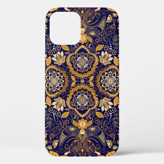 Paisley-Blumenmuster Case-Mate iPhone Hülle (Rückseite)