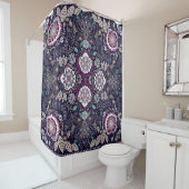 Paisley-Blumenmuster Duschvorhang (Beispiel)
