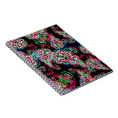 Paisley Blumenmuster, ethnischer Hintergrund. Notizblock (Rechte Seite)