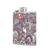 Paisley-Blumenmuster Flachmann (Links)