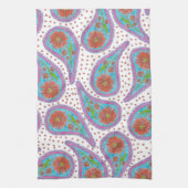 Paisley-Blumenmuster Geschirrtuch (Vertikal)