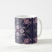 Paisley-Blumenmuster Kaffeetasse (VorderseiteRechts)