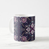 Paisley-Blumenmuster Kaffeetasse (Vorderseite Links)