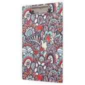 Paisley-Blumenmuster Klemmbrett (Links)