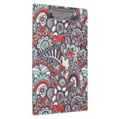Paisley-Blumenmuster Klemmbrett (Rechts)