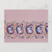 Paisley Border Postkarte (Vorderseite)