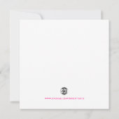 Paisley Bridal Dusche Einladung (Rückseite)