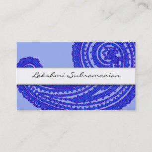 Paisley Business Cards Visitenkarte