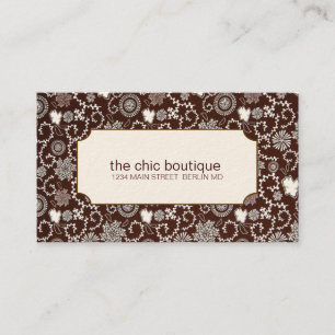 Paisley Business Cards Visitenkarte