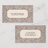 Paisley Business Cards Visitenkarte (Vorne/Hinten)